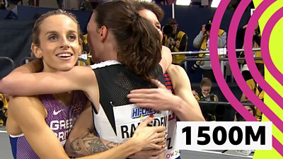 Watch Great Britain's Georgia Bell and Revee Walcott-Nolan reach the 1500m final at the World Athletics Indoor Championships.
