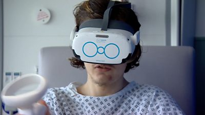 Physiotherapists at St George's Hospital in London have integrated VR into their treatment