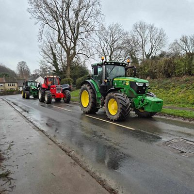 Tractors in Markington