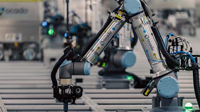 Ocado has added robotic arms to its newest warehouse near Luton.