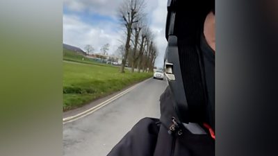 Wiltshire biker who filmed himself driving away from police banned