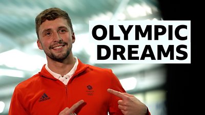 Wales and GB swimmer Dan Jervis poses in his Team GB kit