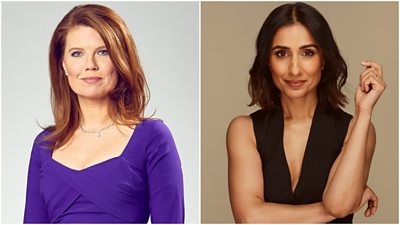 left image of niamh mcgovern and right image of anita rani
