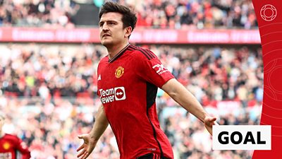 Harry Maguire puts Man Utd 2-0 up against Coventry