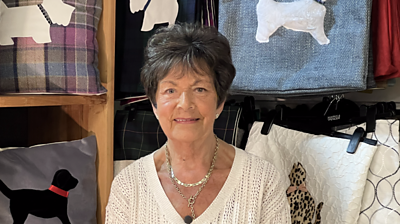 Jan O’Neil has upcycled donated fabrics and made over 40,000 cushion covers.