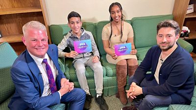 MP-Stuart-Graham-and-two-youth-MP's-talk-about-youth-parliament