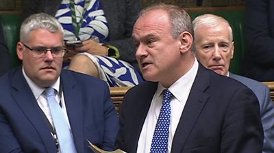 Liberal Democrat leader Sir Ed Davey