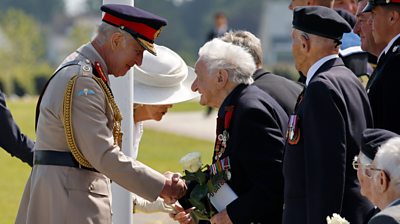World leaders and royalty met with D-Day veterans, to honour their sacrifice in the Second World War
