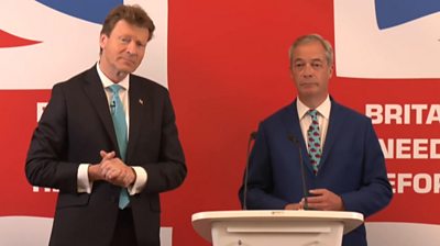 Richard Tice (left) and Nigel Farage