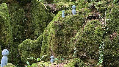 Sculptures in Puzzlewood, Forest of Dean