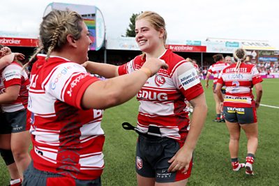 Wales back-rower Bethan Lewis says Gloucester-Hartpury are "only getting better" as they prepare to defend their Premiership Women's Rugby title.