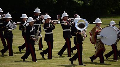 Royal marine musicians