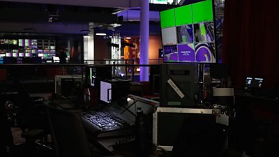 The BBC Wales newsroom