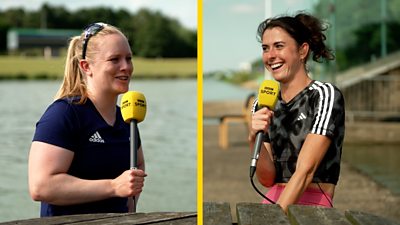Welsh Paralympians Laura Sugar and Olivia Breen