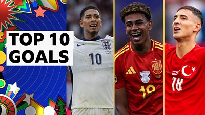 Watch the top 10 goals from Euro 2024