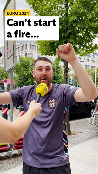 England fans try finish the lyrics