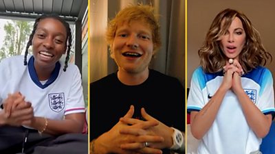 Little Simz, Ed Sheeran and Kate Beckinsale