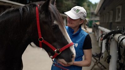 Horse Sam and Natalie