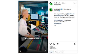 Screenshot of Instagram showing the Mary Anne Hobbs video