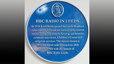 BBC North plaque