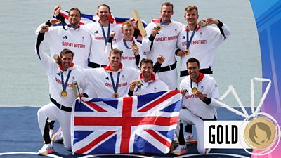 GB's Men's eight gold medal team