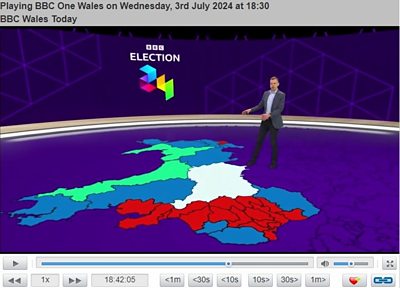 Betty Campbell Studio - Virtual Reality Elections 2024 set