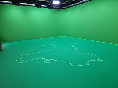 Betty Campbell Studio - Virtual Reality Elections 2024 set