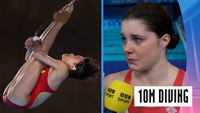 Watch highlights of the women's 10m platform diving final at the Paris 2024 Olympics