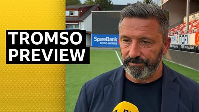 Derek McInnes speaking to BBC Sport Scotland