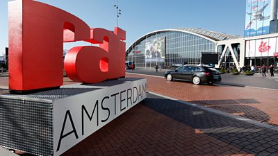 Outside of the RAI exhibition centre, home of IBC