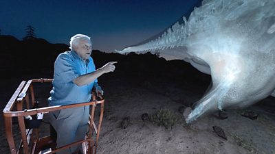 David Attenborough in a VR video