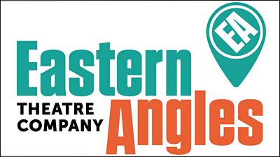 The text Eastern Angles Theatre Company on a white background