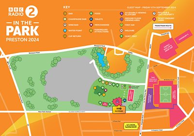 Friday site map - R2 in the Park 2024