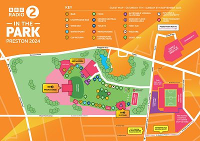 Site map - R2 in the Park 2024