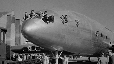 The Bristol Brabazon had private cabins, bars and a cinema and weighed 130 tonnes.