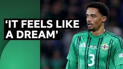 Northern Ireland's Jamal Lewis