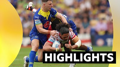 Warrington v St Helens highlights graphic