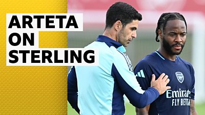 Mikel Arteta, Raheem Sterling