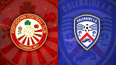 Watch: Portadown v Coleraine Highlights