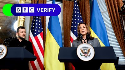 The BBC's analysis editor looks at why Volodymyr Zelensky is presenting his 'victory plan' to US political leaders.