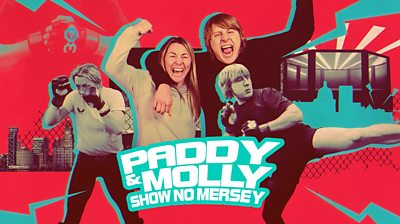 Graphic: Molly McCann and Paddy Pimblett in various fighting poses