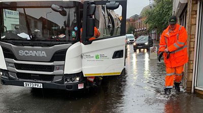 Record levels for rainfall in parts of the west