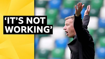 Stuart King speaking after his sides 4-0 loss to Dungannon Swifts