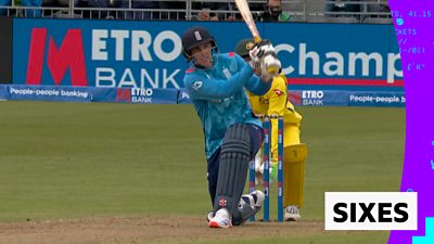 Brook hits three sixes off Zampa