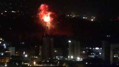 Explosion in Beirut skyline