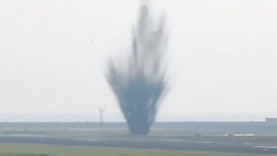 Bomb goes off at airport