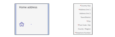 Screenshot of the 91ȱ address and address fields