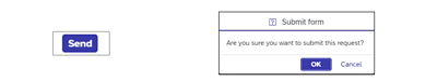 Screenshot of the Send button and Submit form button