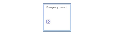 Screenshot of Emergency button