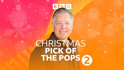 Artwork for Festive Pick of the Pops featuring a picture of Mark Goodier in front of 鶹Լ Radio 2 branding. 